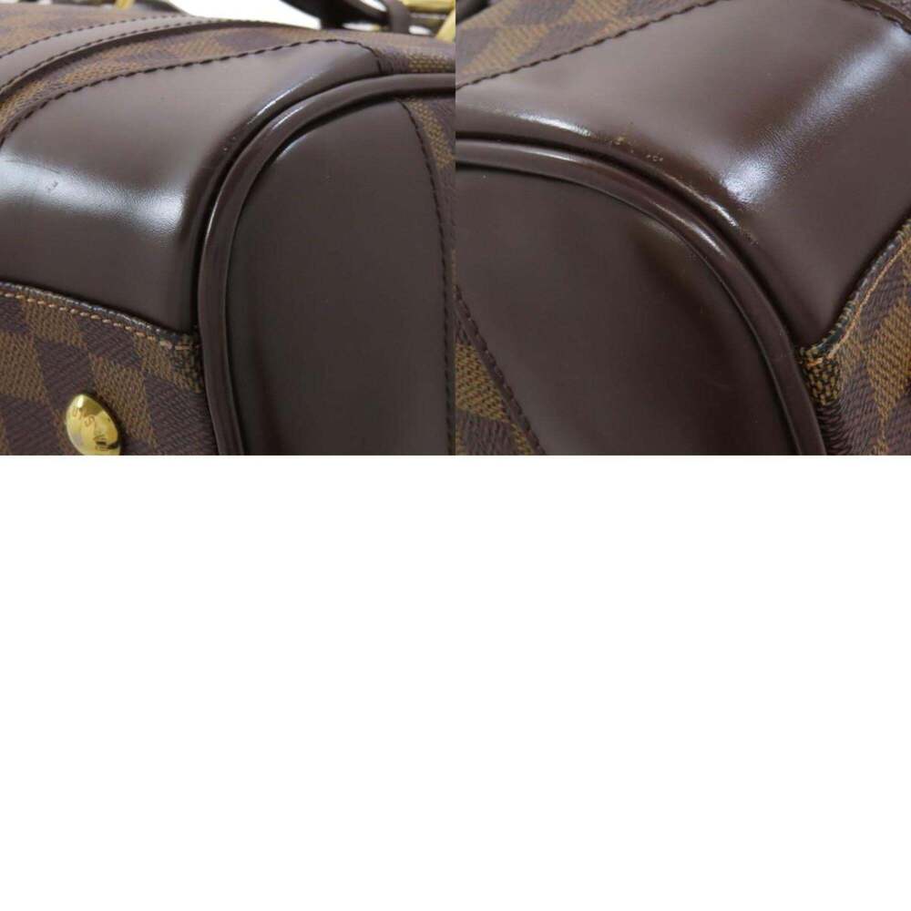 LOUIS VUITTON Brown Damier Canvas Boston Bag - Picture 10 of 11